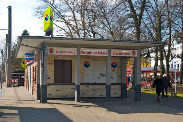 Rather Büdchen an der Endhaltestelle Königsforst